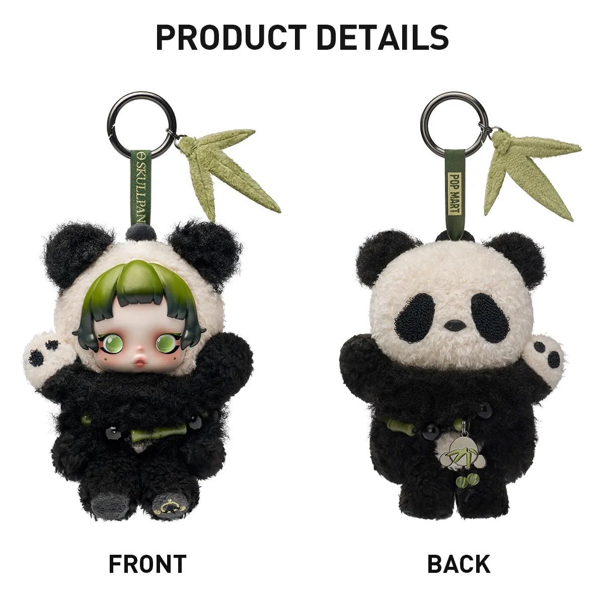 ON HAND SkullPanda Lazy Panda Plush Pendant