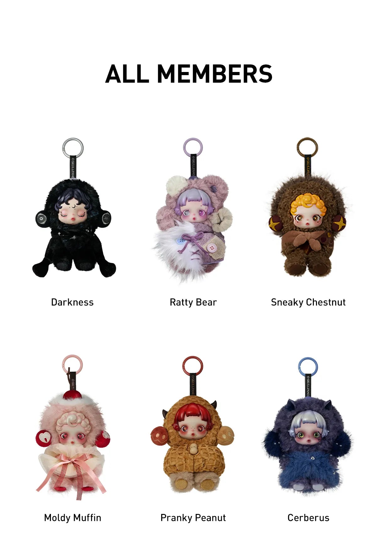 ON HAND SkullPanda You Found Me Plush Pendant