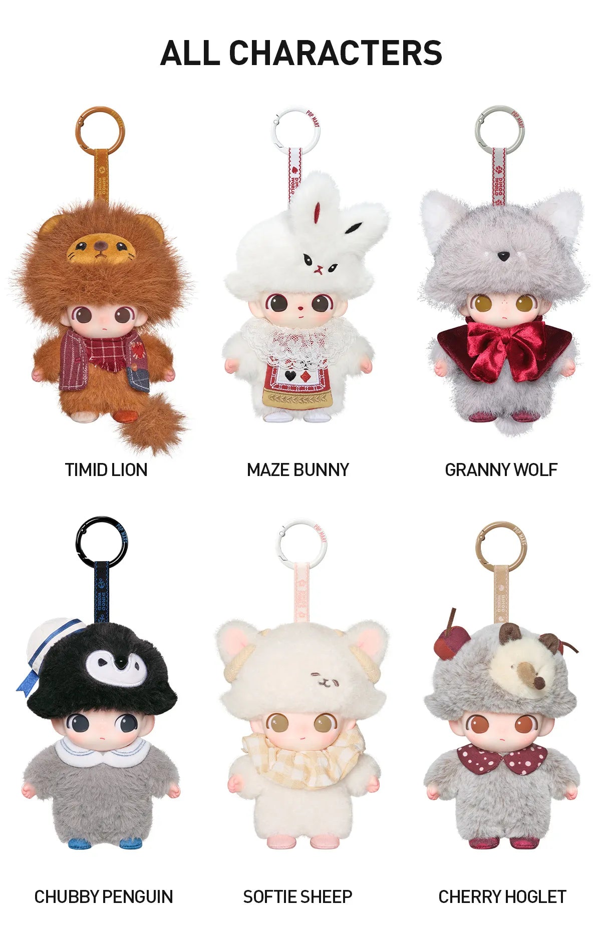 PRE ORDER Dimoo The Secret Theatre Club Plush Pendant