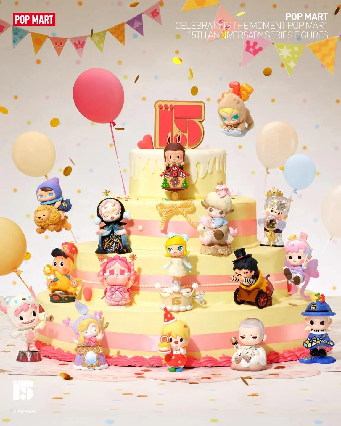 PRE ORDER Pop Mart 15th Anniversary Figure