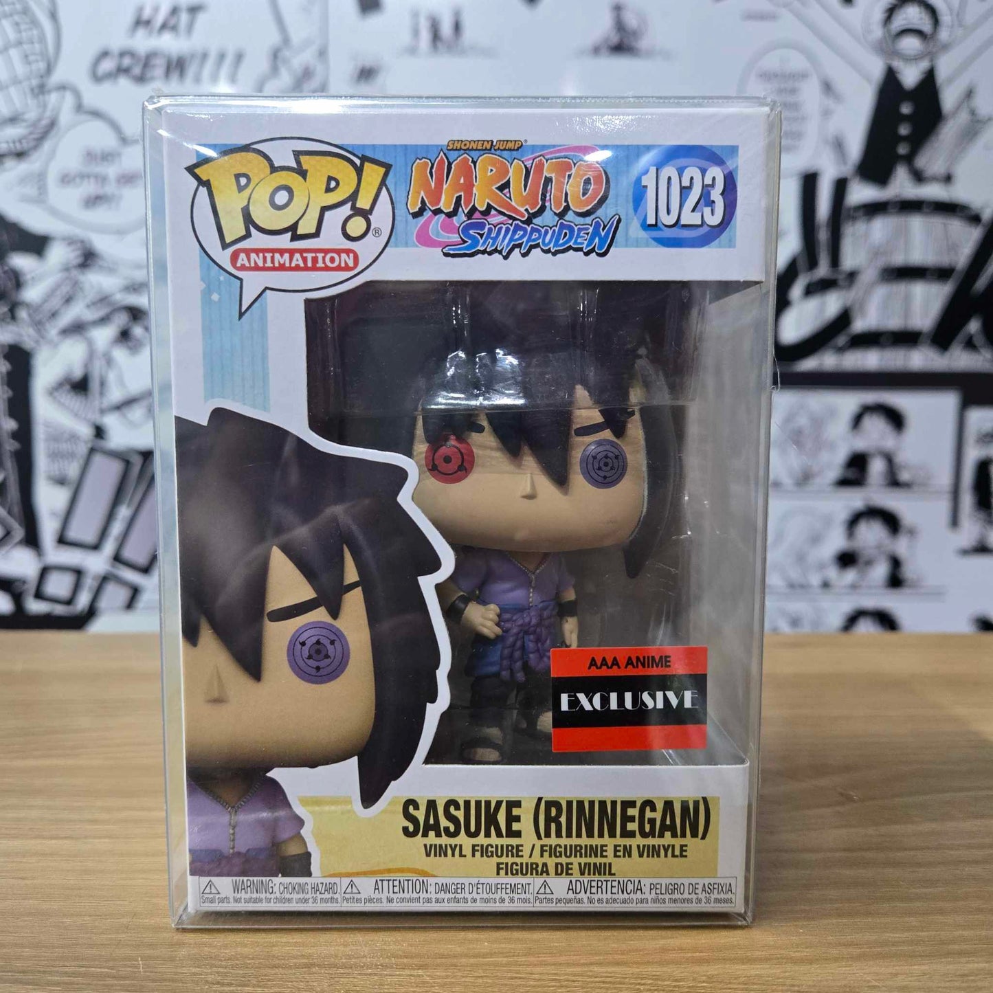 On Hand Naruto Shippuden Sasuke ( Rinnegan ) AAA Exclusive