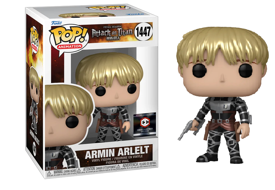 On Hand Armin Arlert Chalice Exclusive Funko Pop!