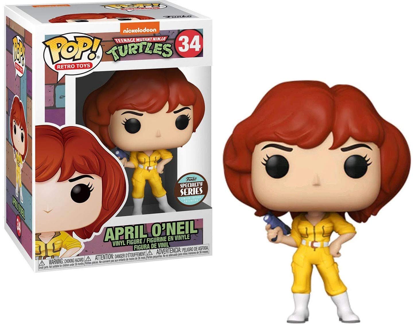 On Hand April O'Neal Specialty Series Exclusive Funko Pop!