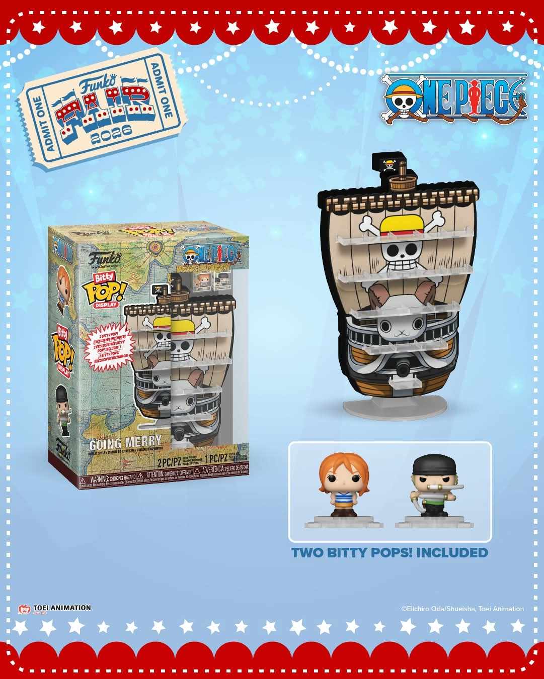 PRE ORDER Zoro Nami Bitty Pop! Ride