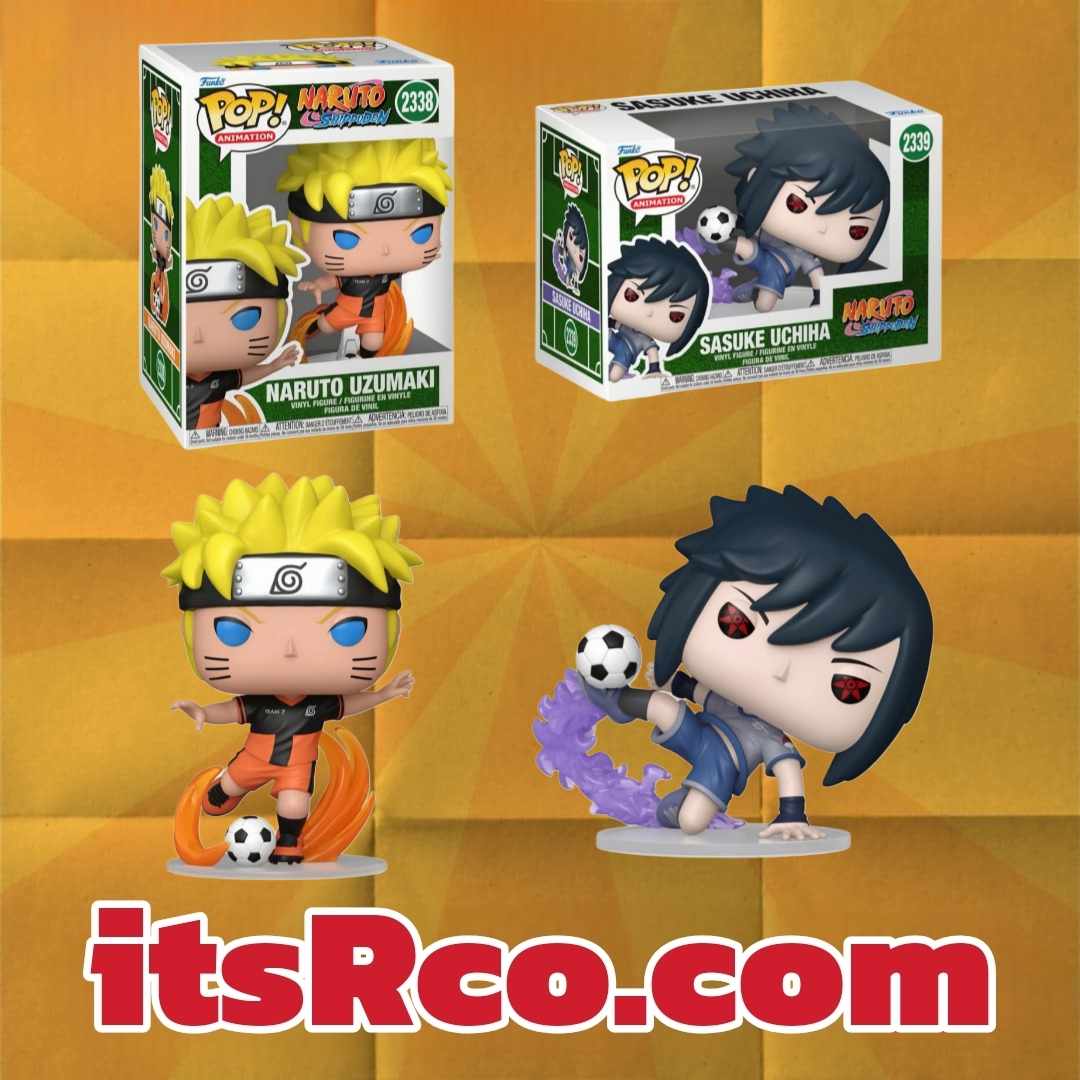 PRE ORDER Naruto & Sasuke Soccer Funko Pop!