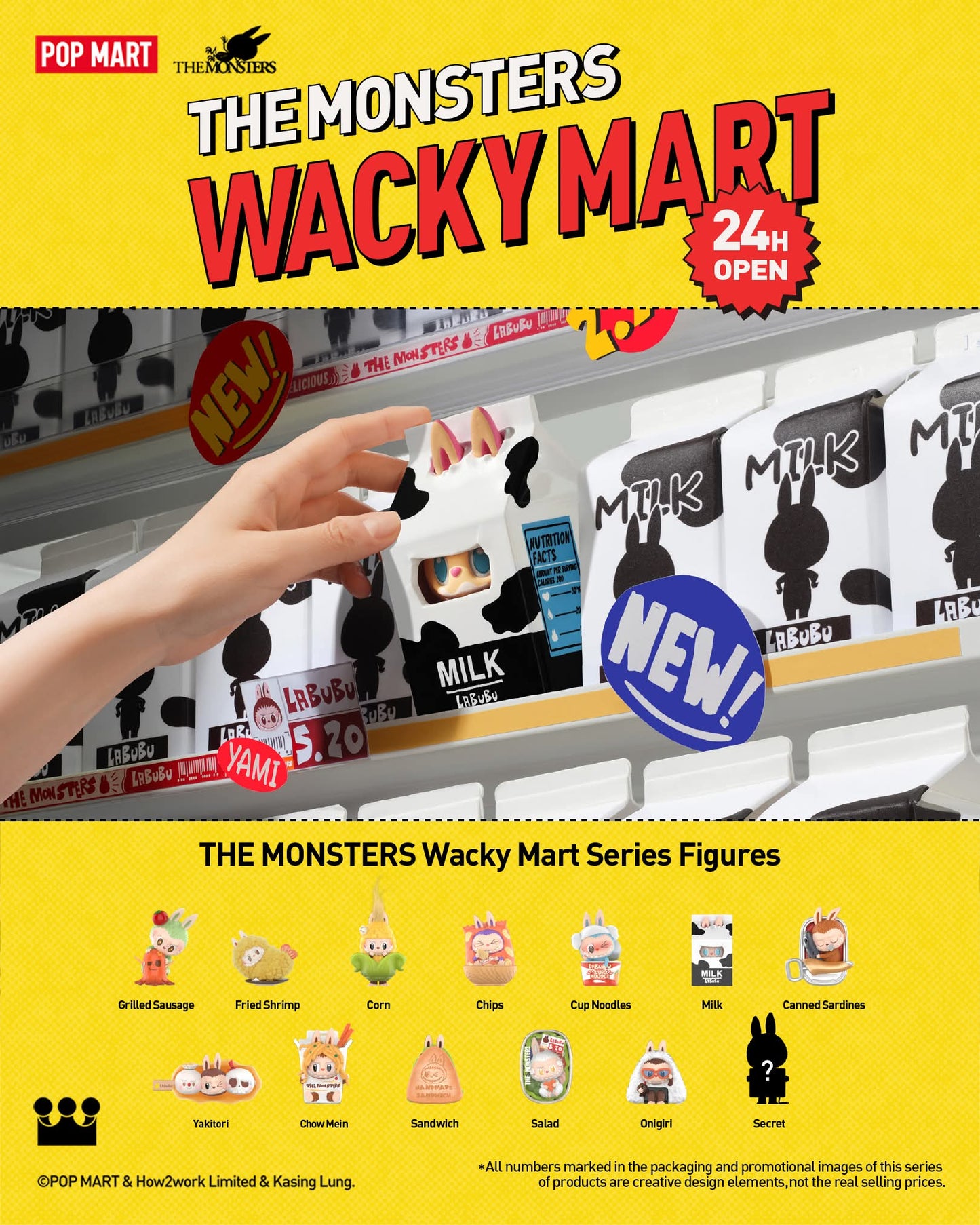ON HAND The Monsters Wacky Mart Figure