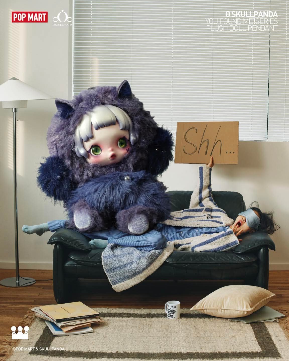 ON HAND SkullPanda You Found Me Plush Pendant