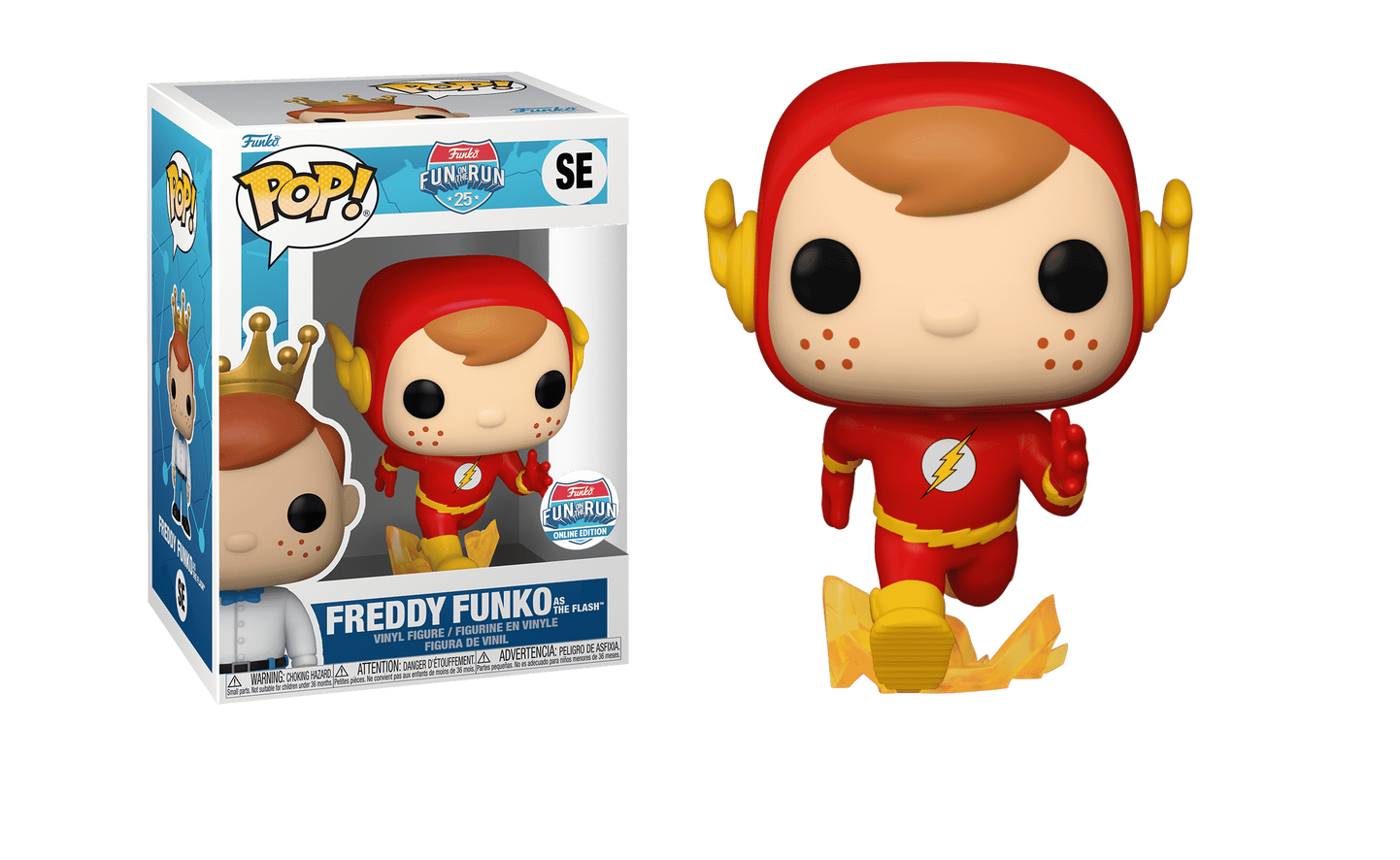 On Hand Freddy Funko as Flash Online Edition Exclusive Funko Pop!