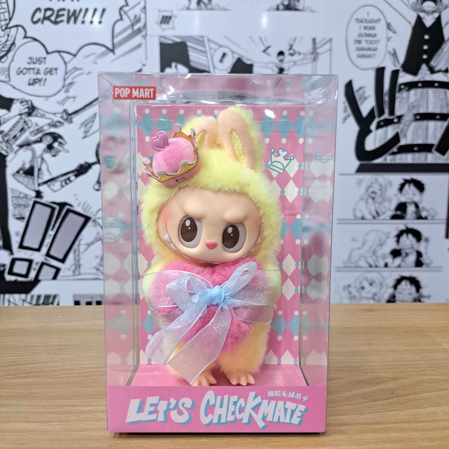 On Hand Let's Checkmate Labubu Queen Plush Pendant