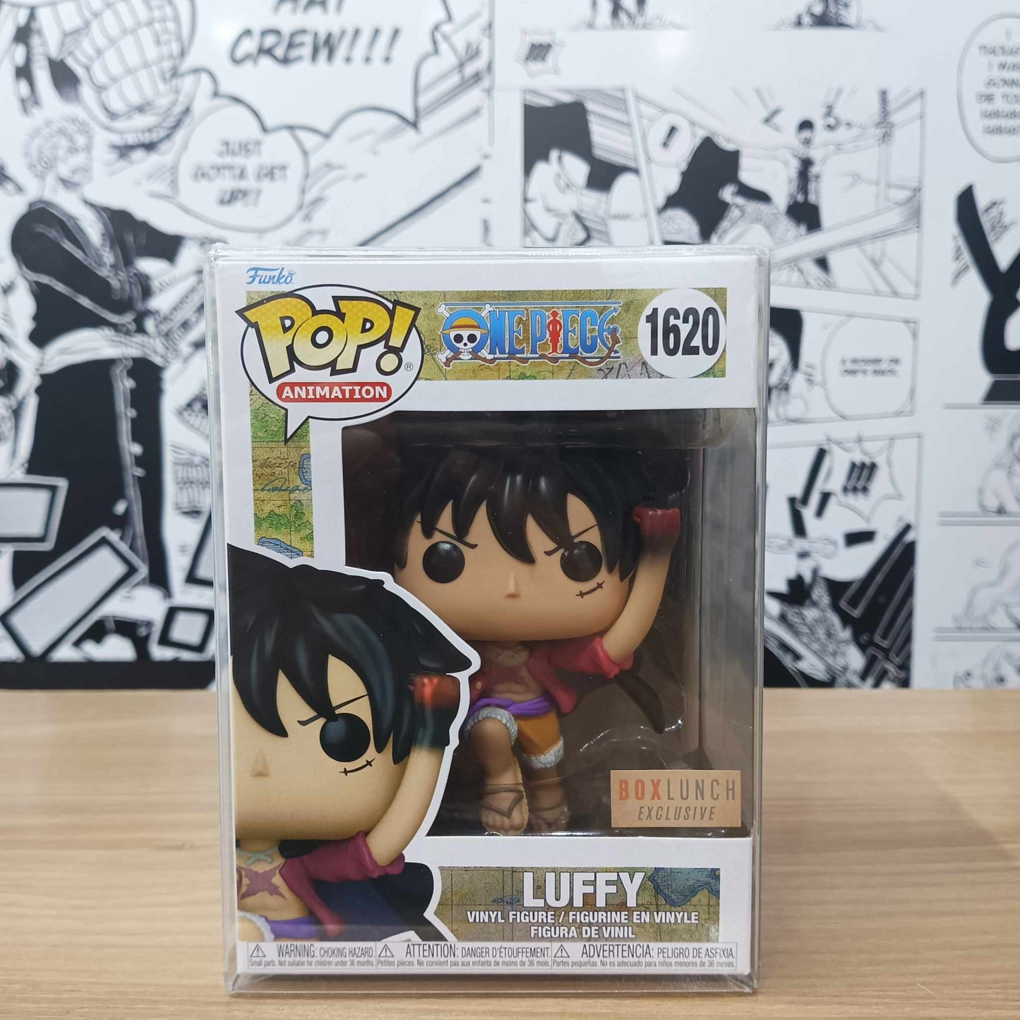 On Hand Luffy BOXLUNCH Exclusive Funko Pop