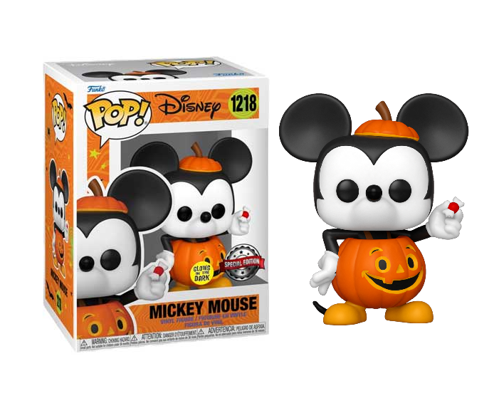 On Hand Mickey Mouse Special Edition GITD Exclusive Funko Pop!