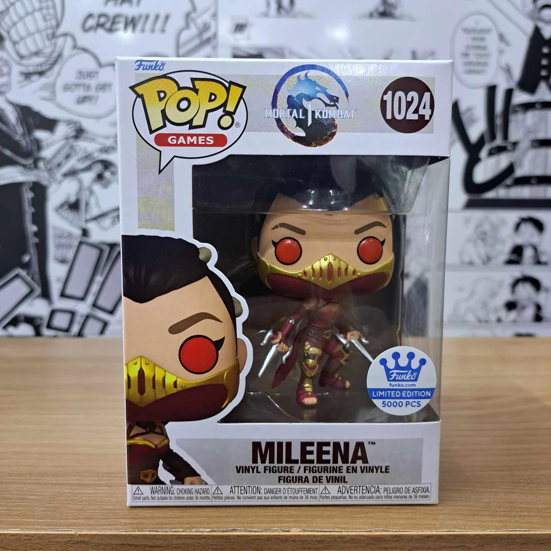 On Hand Mileena Exclusive Funko Pop!
