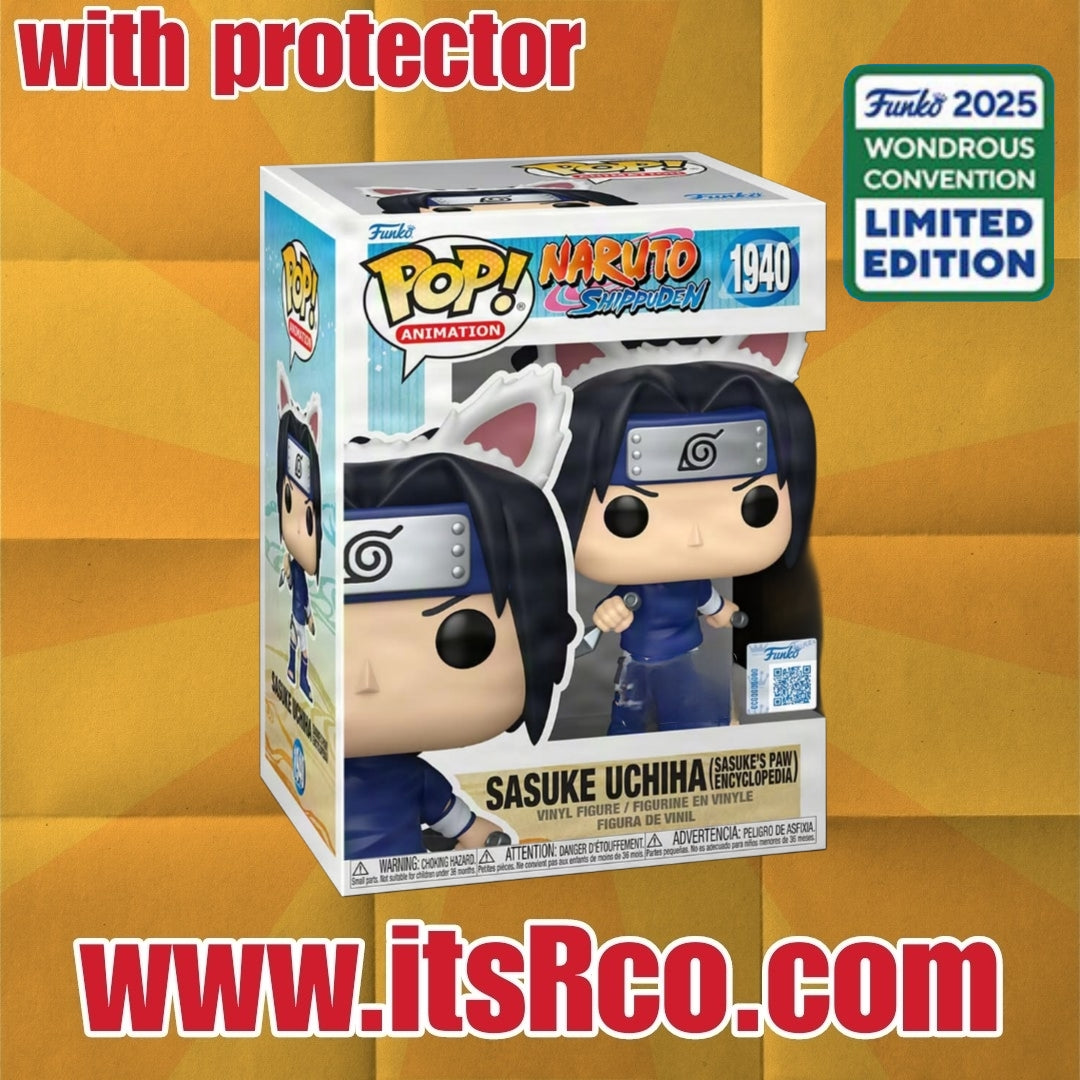 PRE ORDER Sasuke Uchiha (Paw Encyclopedia) WonderCon Shared Convention 2025 (SRP 1800)