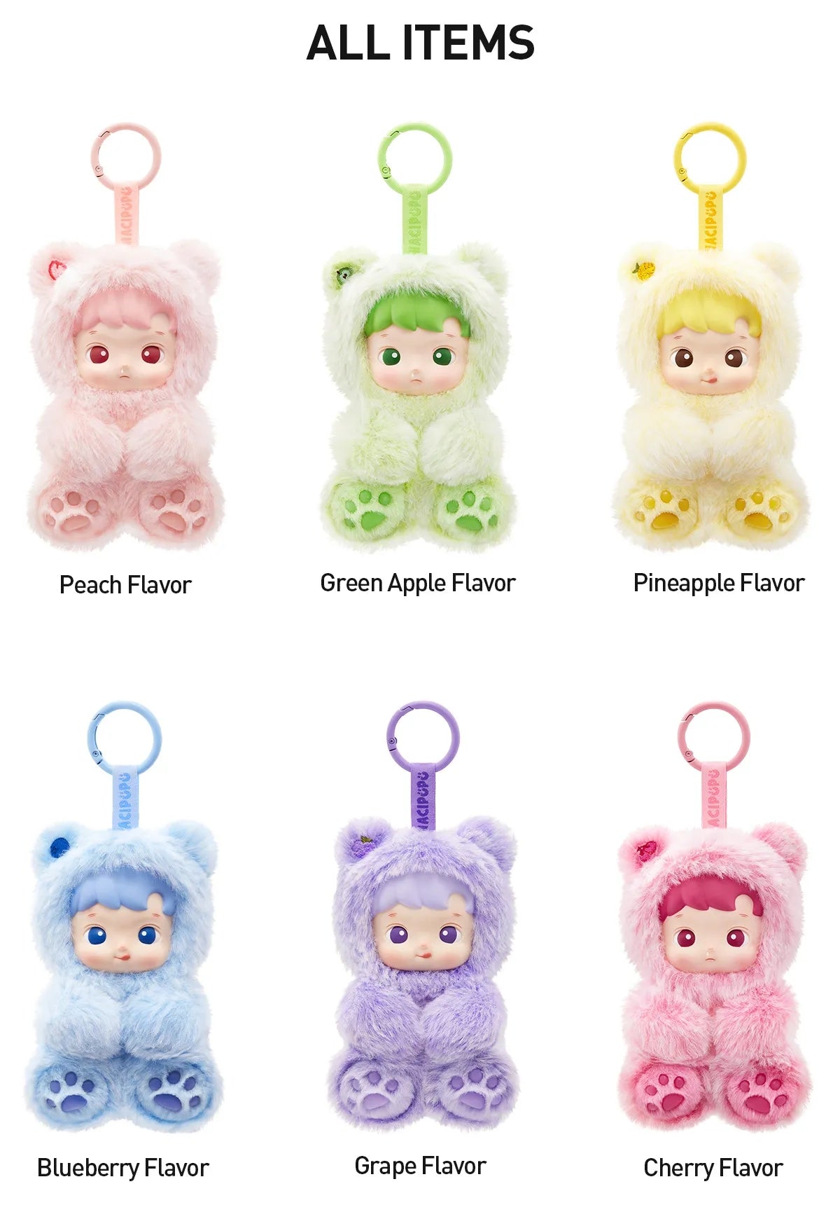 PRE ORDER Hacipupu Gummy Bear Plush Pendant