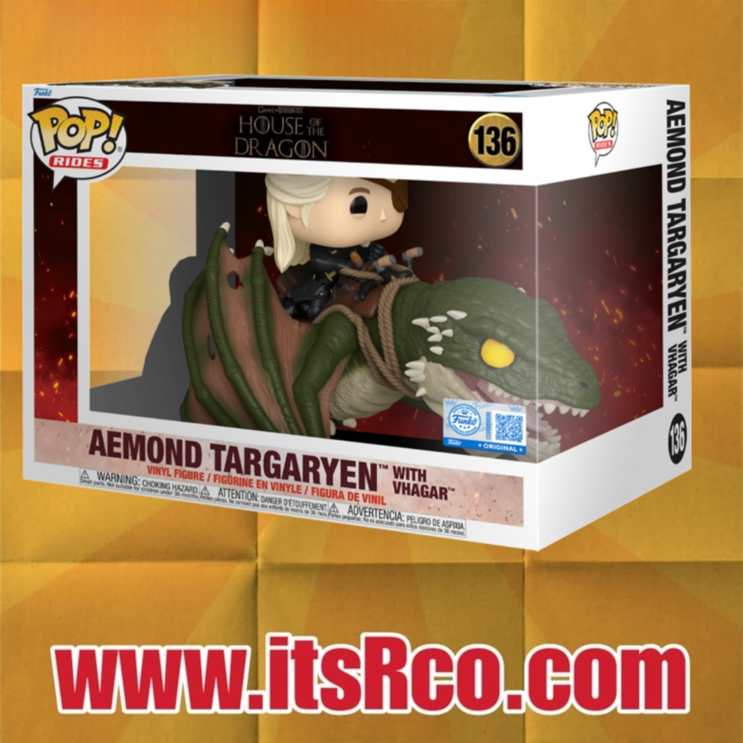 PRE ORDER Aemond & Aegon Pop Rides (SRP 2500 - 3000)