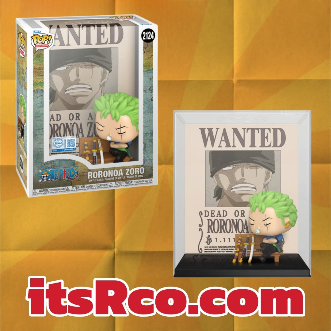 PRE ORDER Zoro Wanted Poster Exclusive Funko Pop!