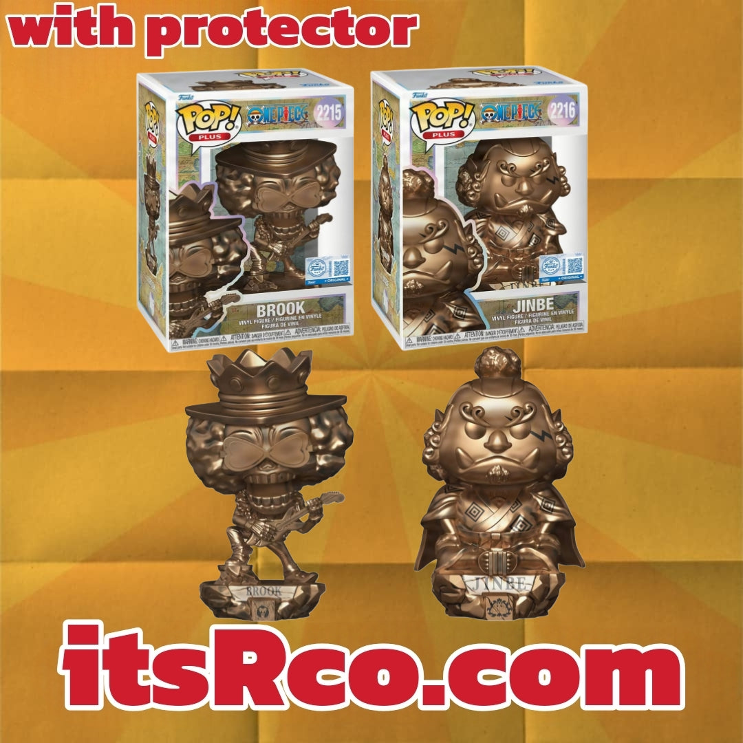 PRE ORDER Brook or Jinbe Bronze Statue Exclusive Funko Pop!