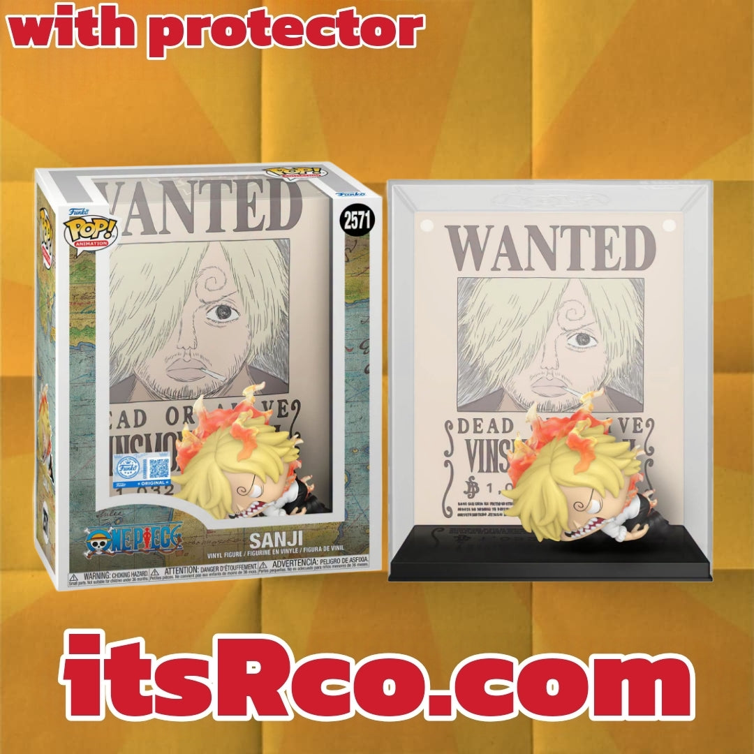 PRE ORDER Sanji Wanted Poster Exclusive Funko Pop!