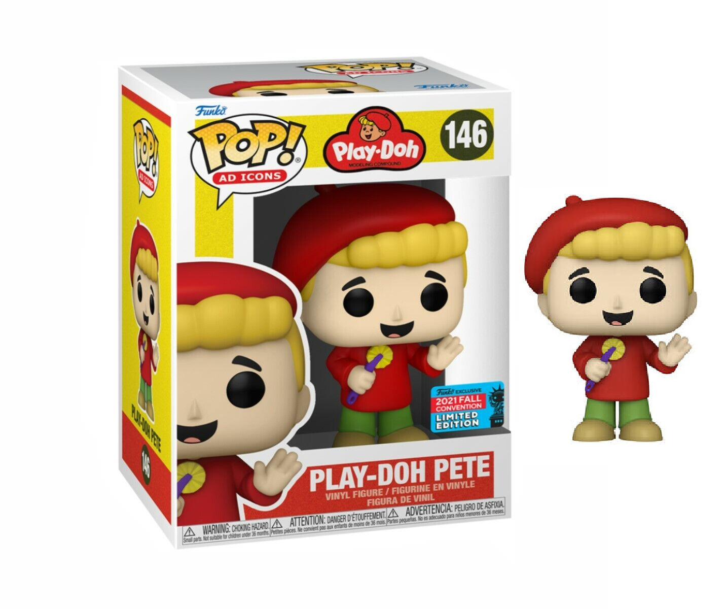On Hand Play-doh Pete Fall Convention Exclusive 2021 Funko Pop!