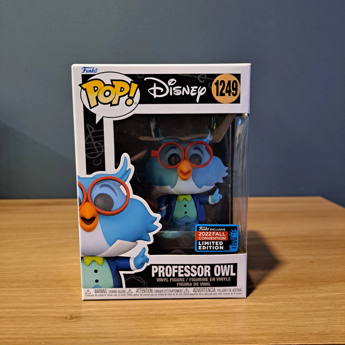 On Hand Professor Owl Fall Convention Exclusive 2022 Funko Pop!