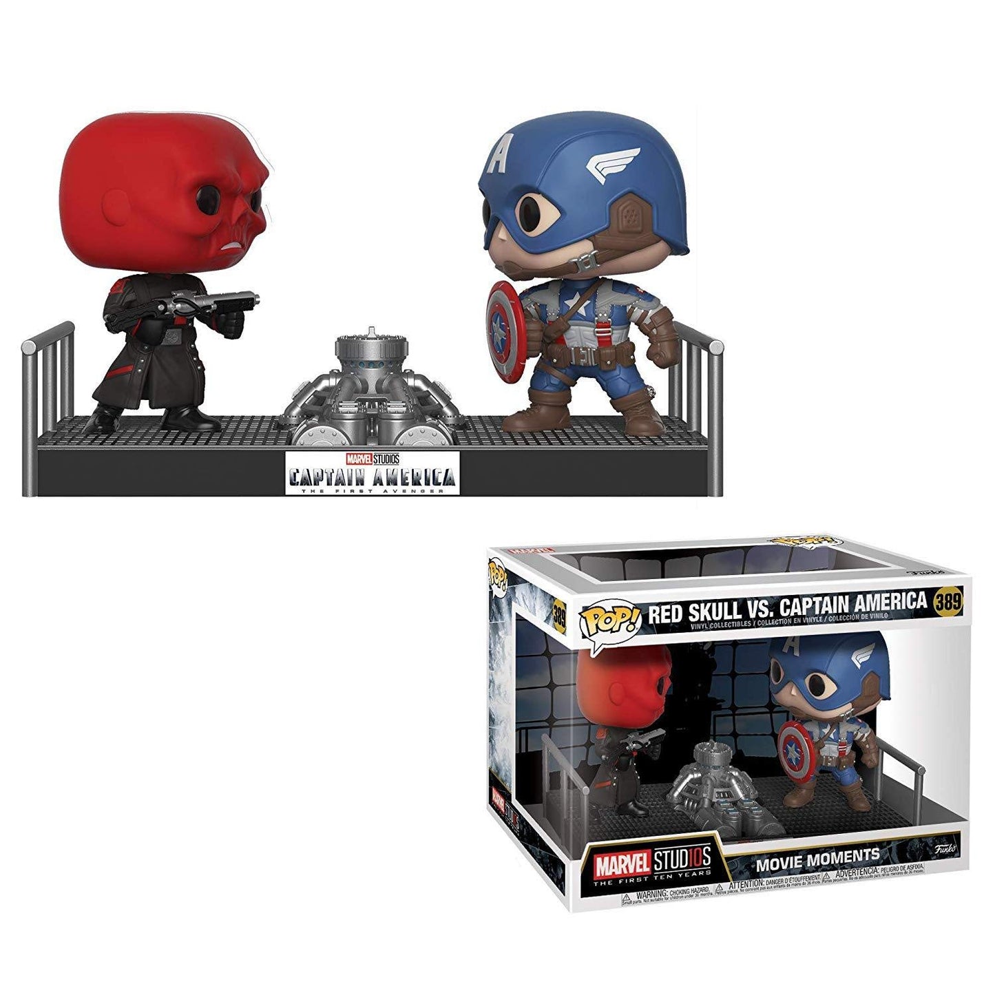 On Hand Red Skull VS Captain America 2 Pack Funko Pop!