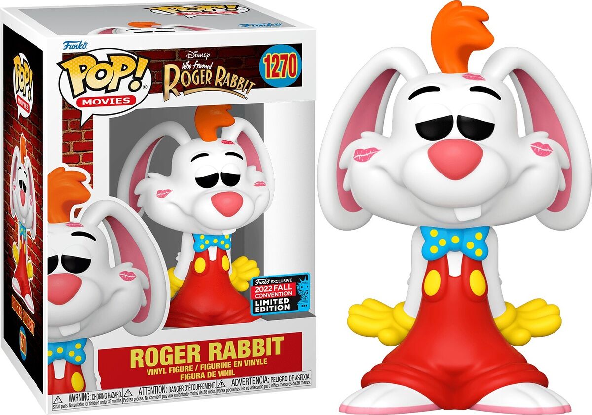 On Hand Roger Rabbit Fall Convention Exclusive 2022 Funko Pop!