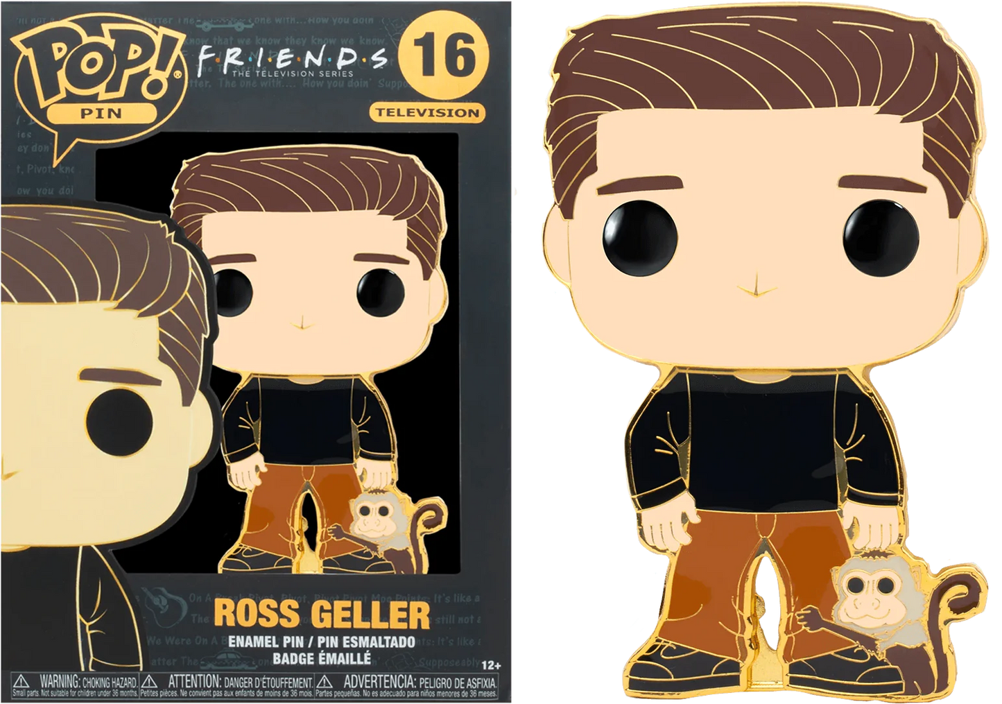 On Hand Ross Geller Pop Pin