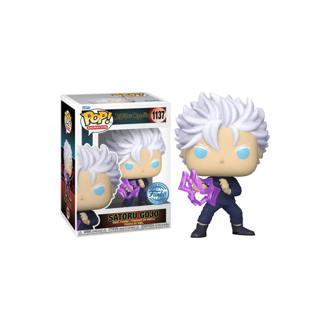 On Hand Satoru Gojo Special Edition #1137 Exclusive Funko Pop!