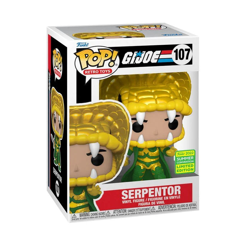 On Hand Serpentor Summer Convention Exclusive 2021 Funko Pop!