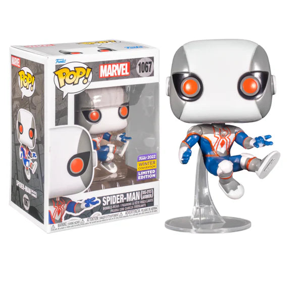 On Hand Spider-man Bug Eyes Armor Winter Convention Exclusive 2022 Funko Pop!