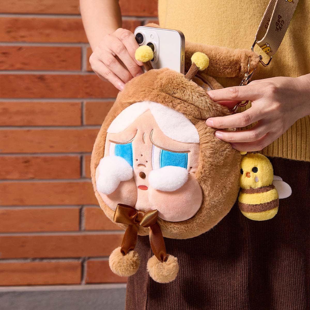 On Hand CryBaby Crying Again Plush Bag