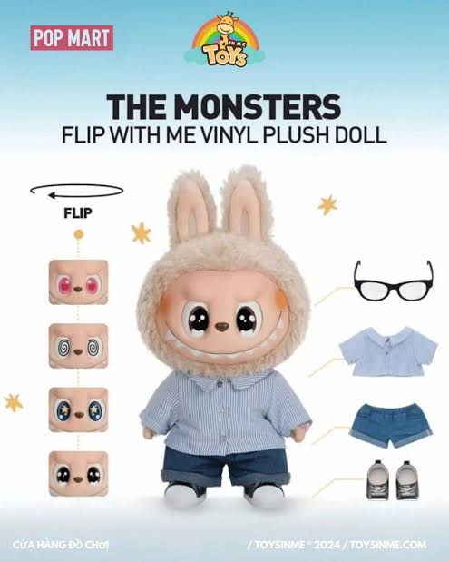PRE ORDER Labubu Flip With Me 400%