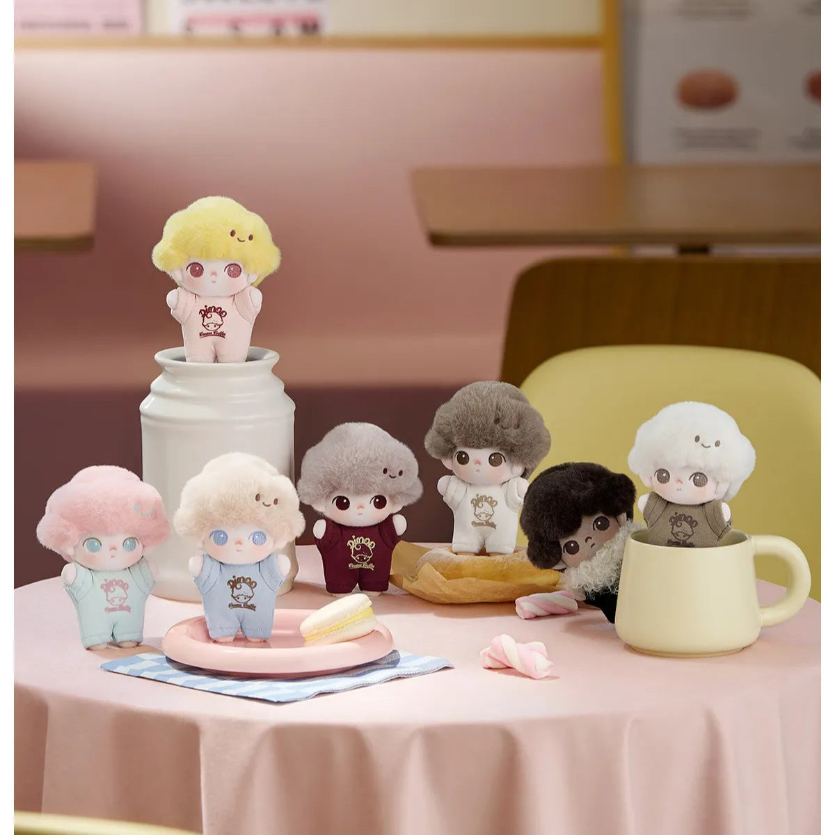 ON HAND Dimoo Coffee Series Plush Pendant