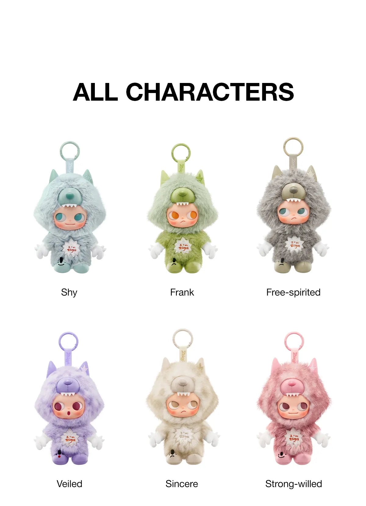 PRE ORDER I'm Zsiga Plush Pendant