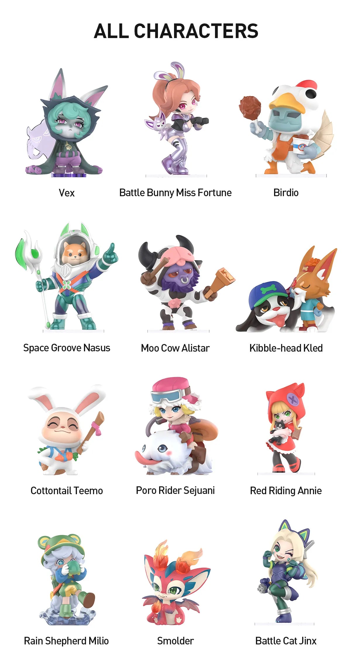 PRE ORDER League of Legends Clash of the Cuties Figure (CONFIRMED)