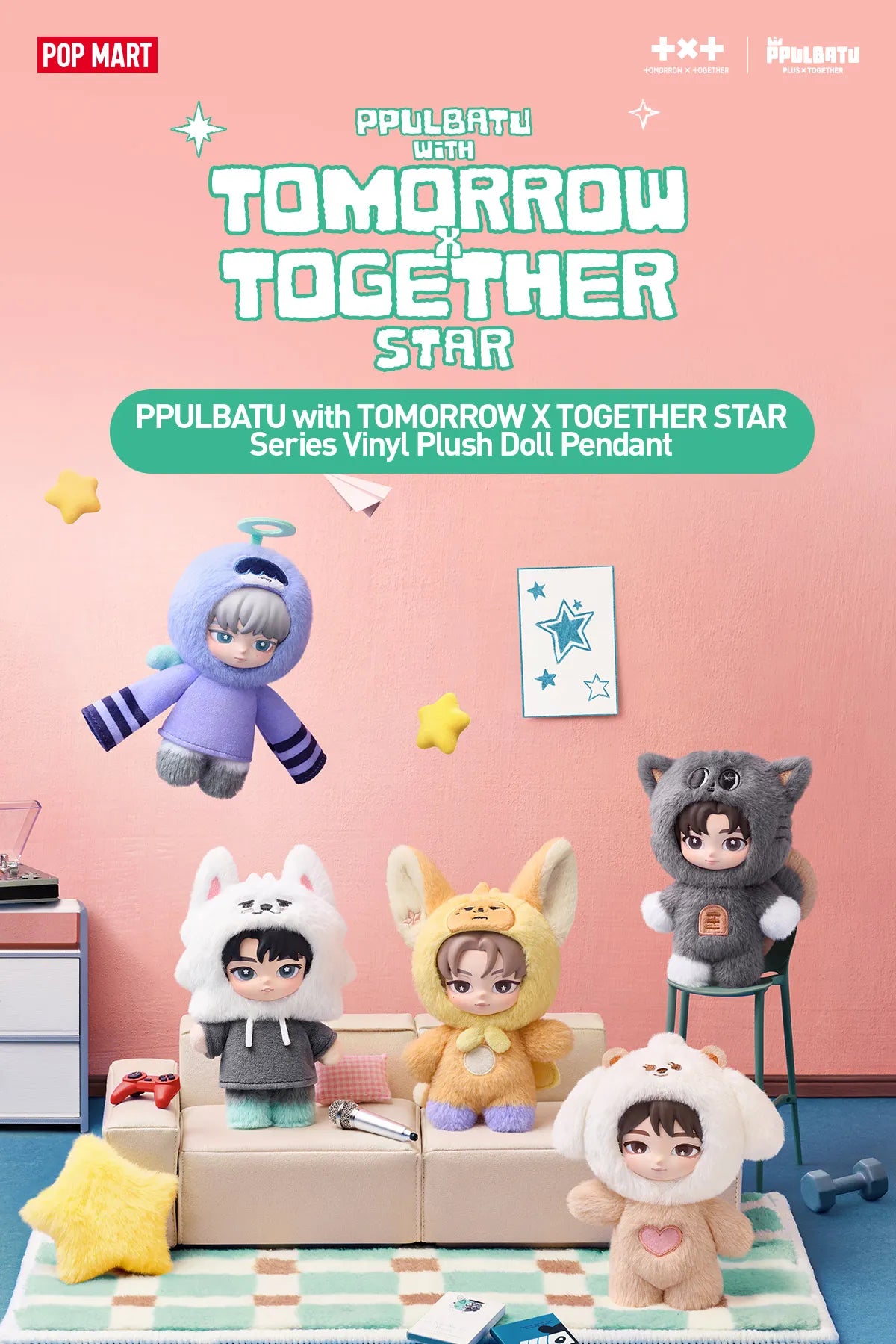 PRE ORDER Tomorrow x Together Plush Pendant