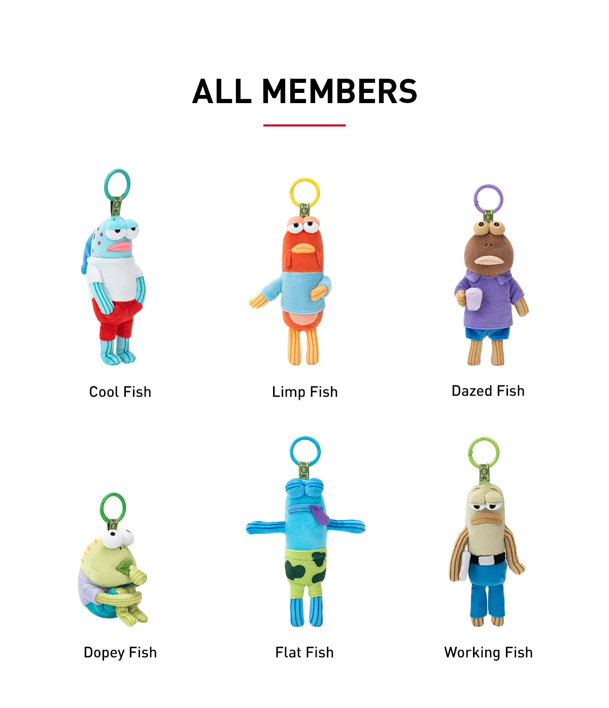 ON HAND Bikini Bottom Plush Pendant