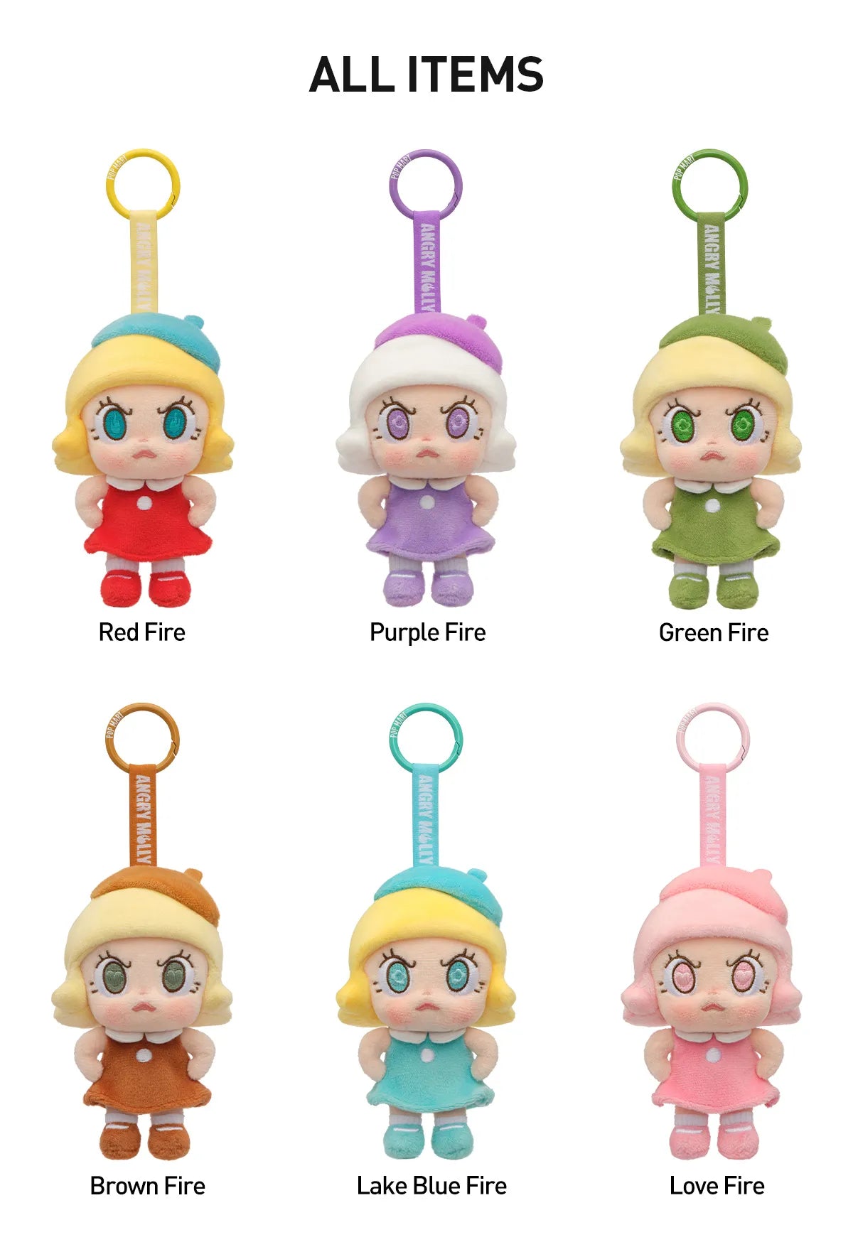 PRE ORDER Angry Molly Plush Pendant