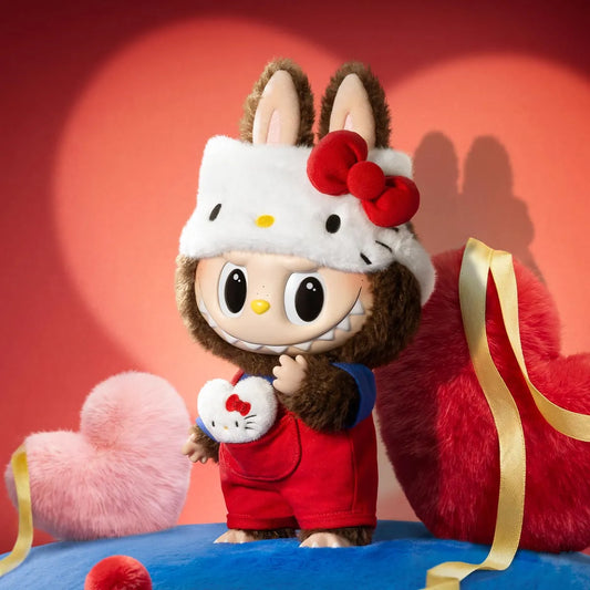 PRE ORDER Labubu x Hello Kitty Vinyl Plush Doll