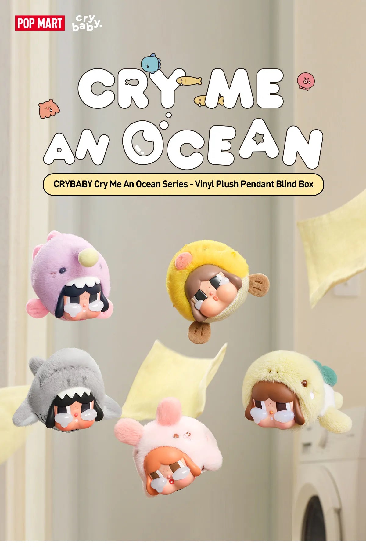 PRE ORDER Crybaby Cry Me An Ocean Plush Pendant