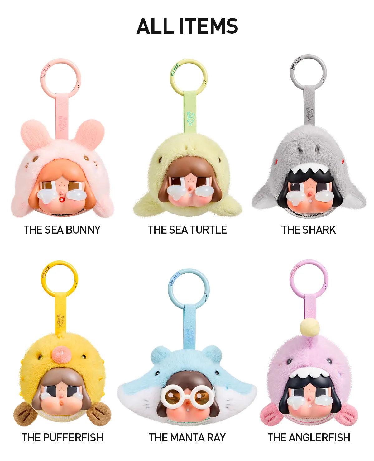 PRE ORDER Crybaby Cry Me An Ocean Plush Pendant