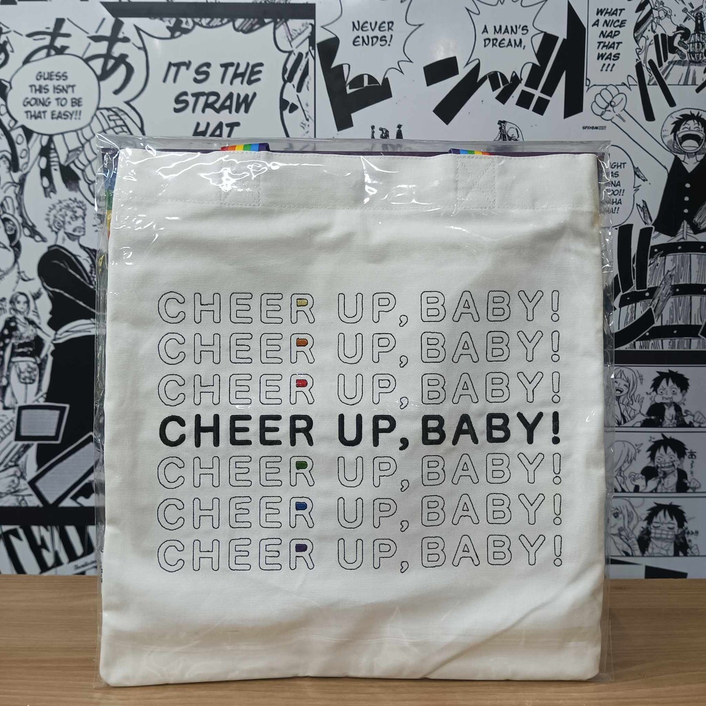 On Hand Crybaby Cheer Up Canvas Bag
