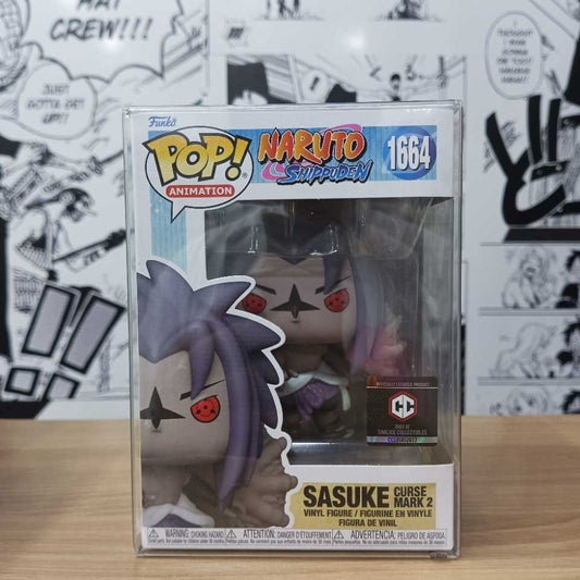 On Hand Funko Pop! Naruto Shippuden Sasuke Curse Mark 2 Chalice Exclusive