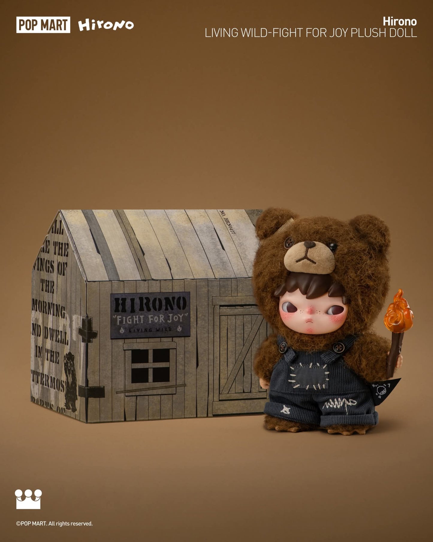 ON HAND Hirono Living Wild-Fight for Joy Plush Doll