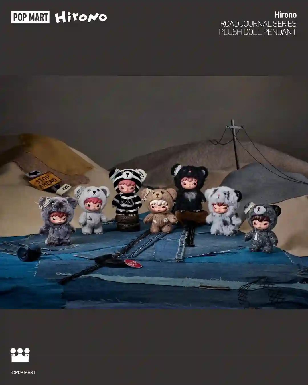 ON HAND Hirono Road Journal Plush Pendant