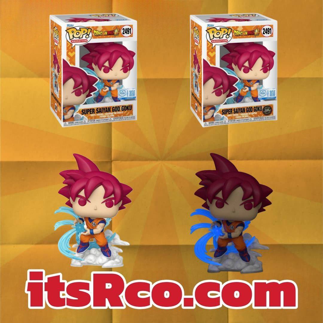 PRE ORDER Super Saiyan God Goku Exclusive Funko Pop!