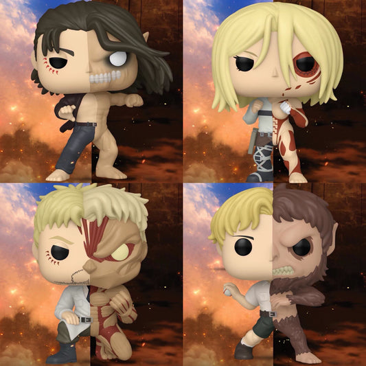PRE ORDER Attack On Titan Split Funko Pop!