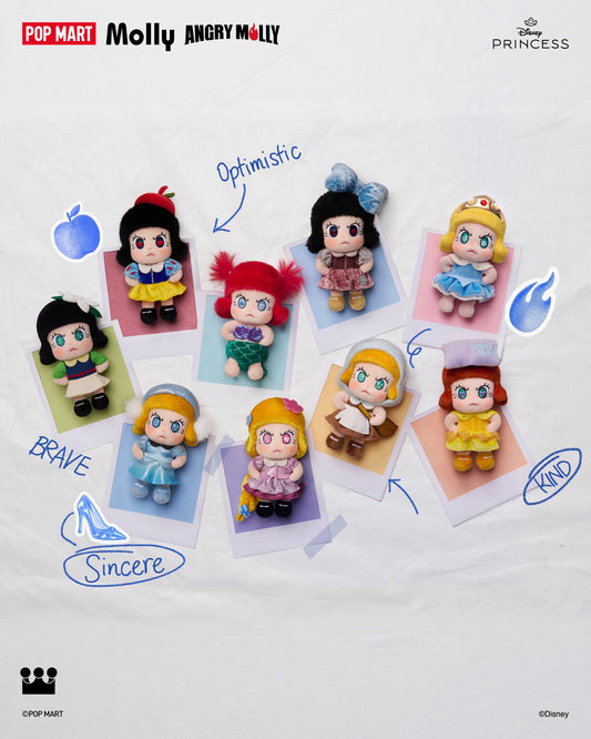 PRE ORDER Angry Molly x Disney Princess Plush Pendant