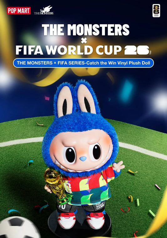 PRE ORDER Labubu x FIFA Plush Doll