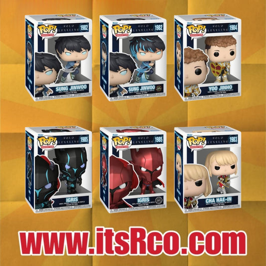 PRE ORDER Solo Leveling Funko Pop! (SRP 700-2800)